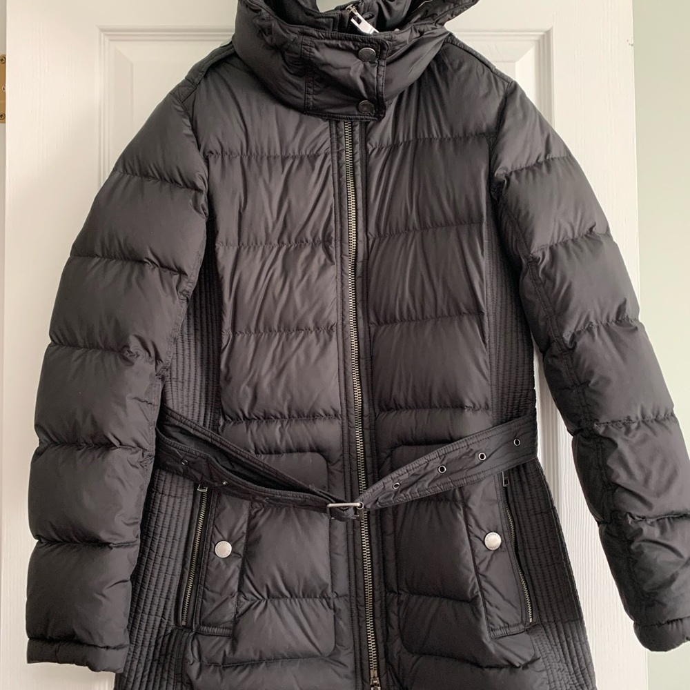 Burberry Puffer jacket-100% authentic-warn, in good condition